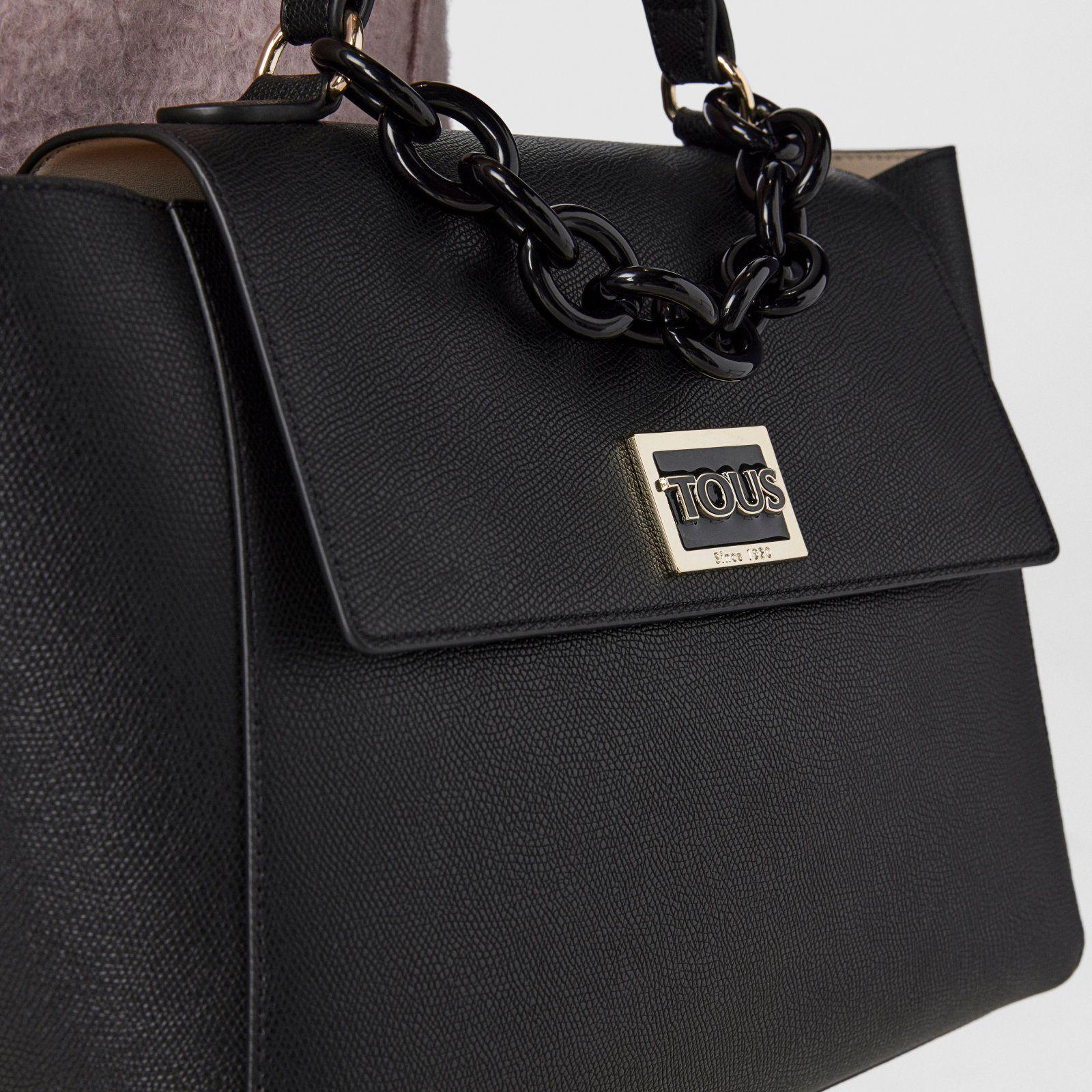 Bolso City grande negro Funny Tous-2