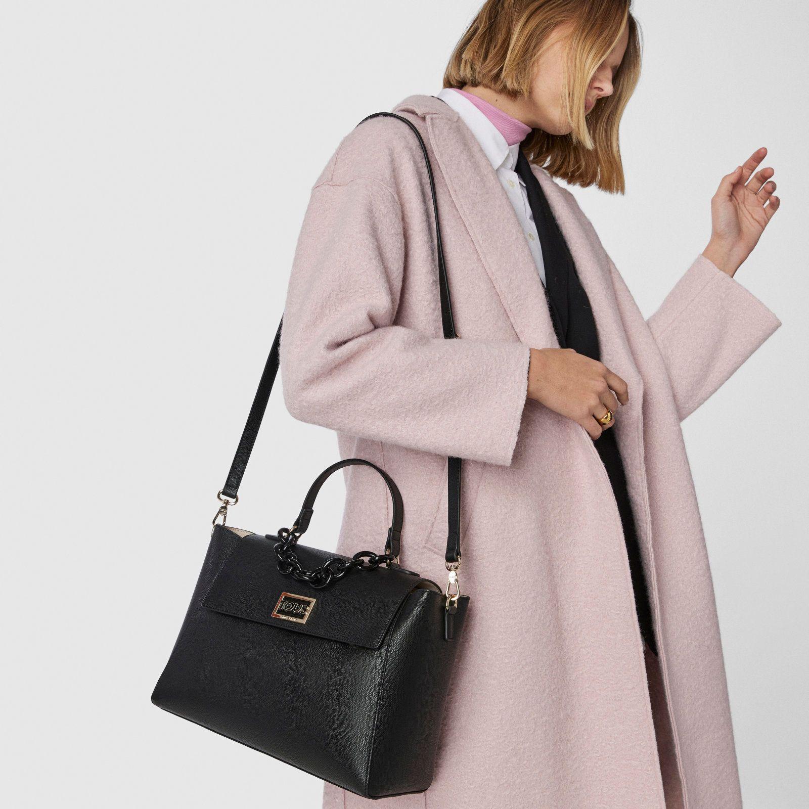 Bolso City grande negro Funny Tous-3