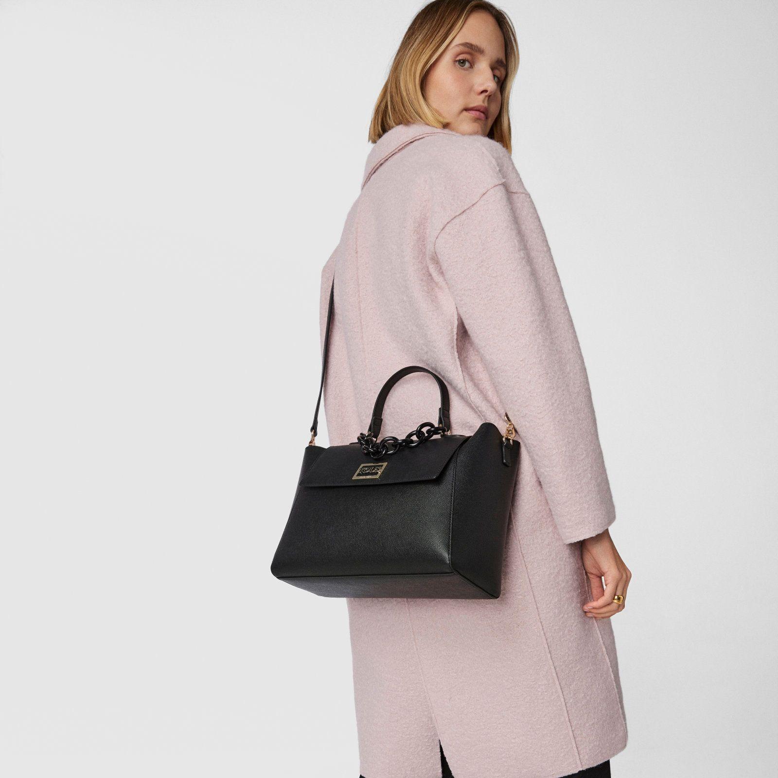 Bolso City grande negro Funny Tous-4