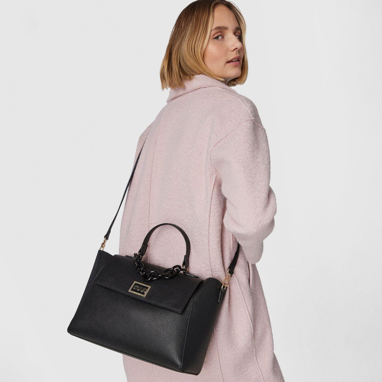 Bolso City grande negro Funny Tous-5