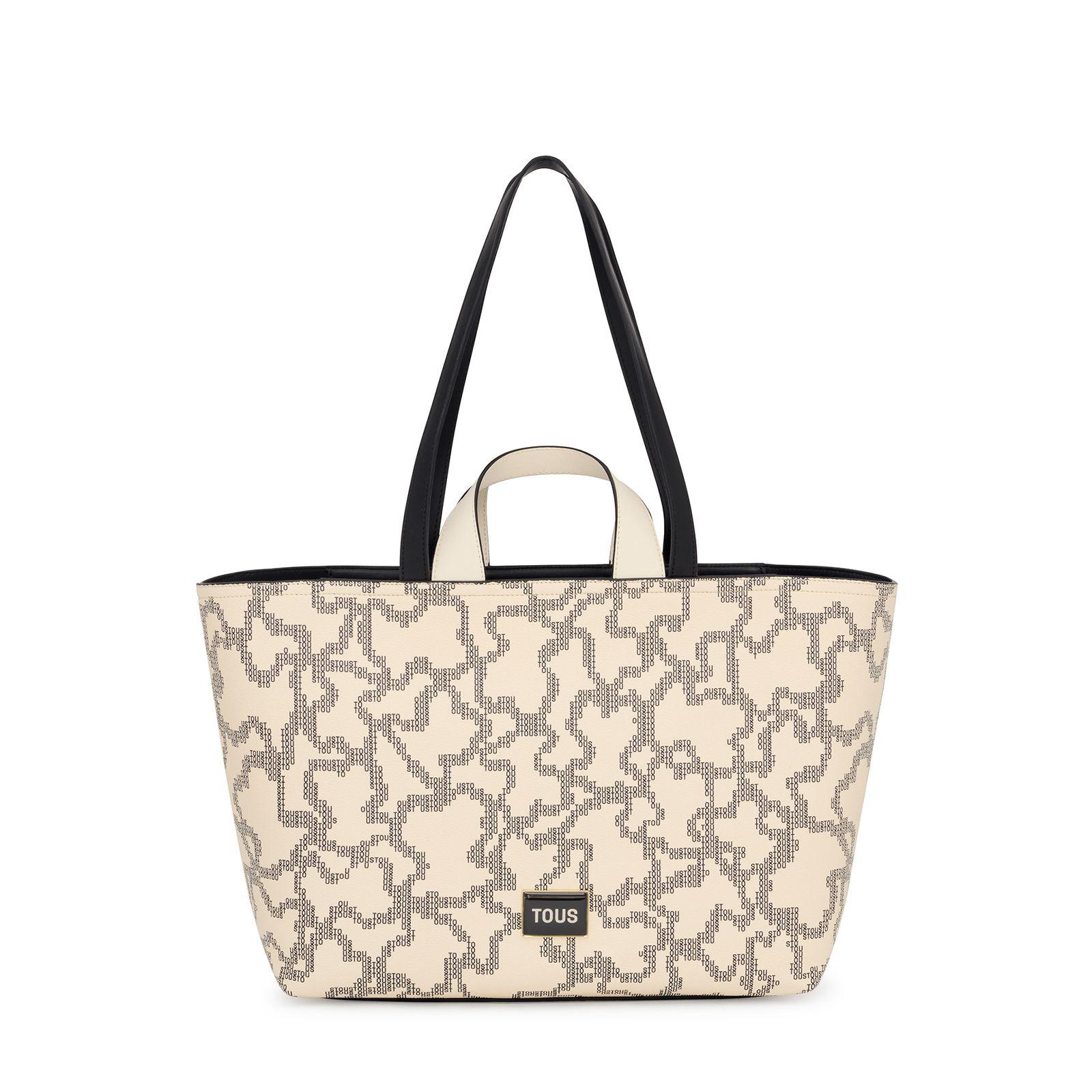 Capazo mediano beige Kaos Pix Tous-0