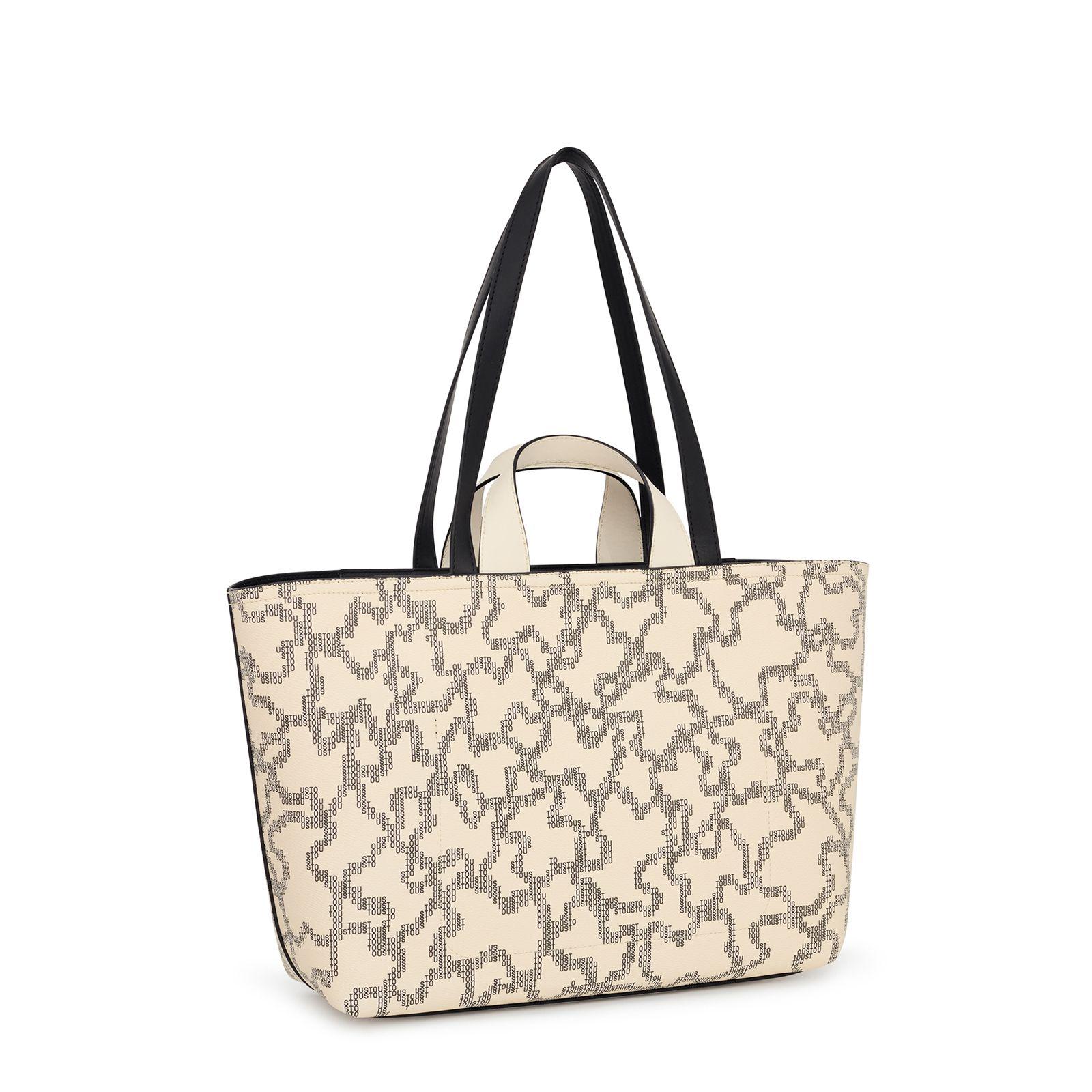 Capazo mediano beige Kaos Pix Tous-1