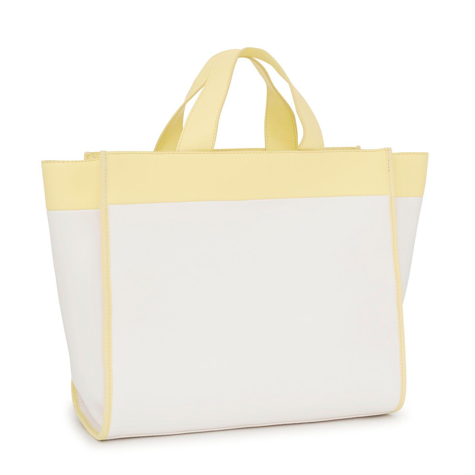 Capazo beige y amarillo Tous Maya-1