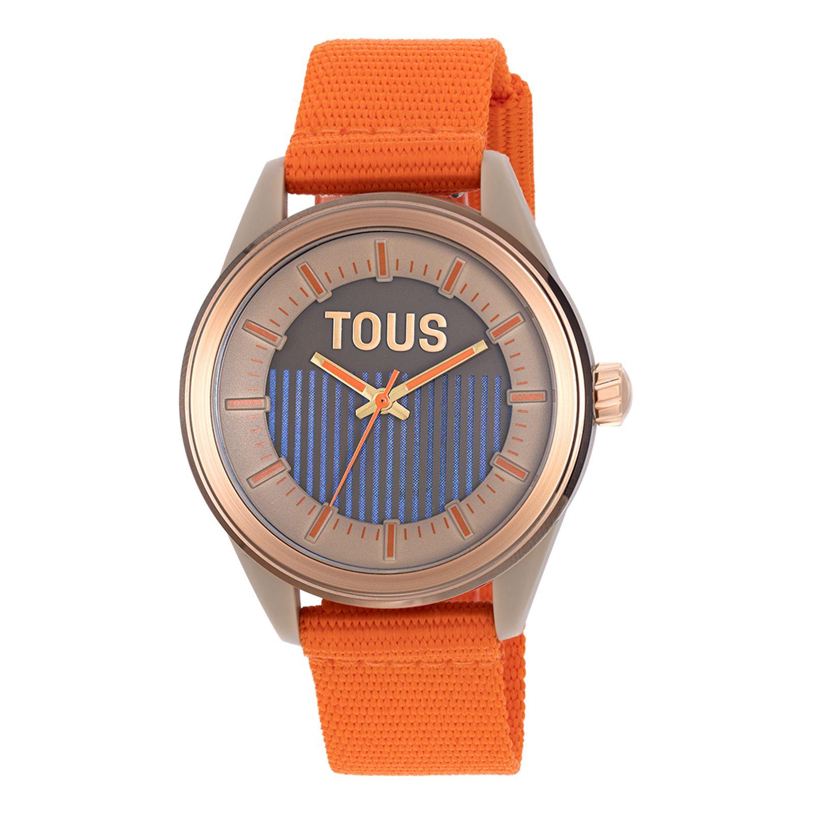 Reloj analógico solar naranja Vibrant Sun-0