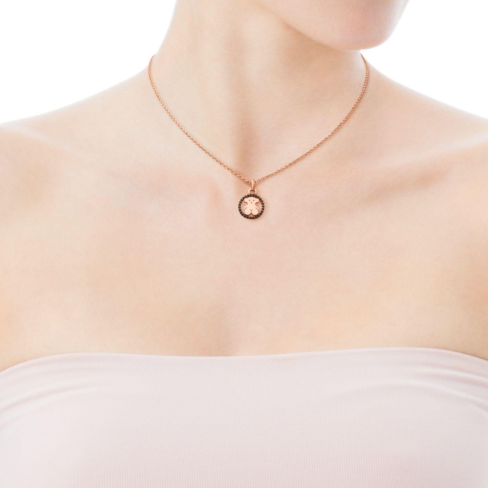 Collar Camille de Plata Vermeil Rosa con Espinela Tous-2