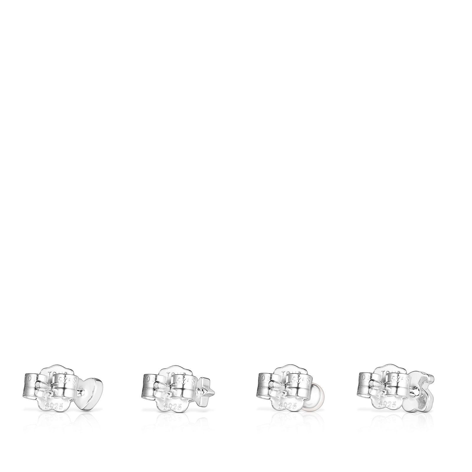 Pack de Aros Cool Joy de plata y perla-2