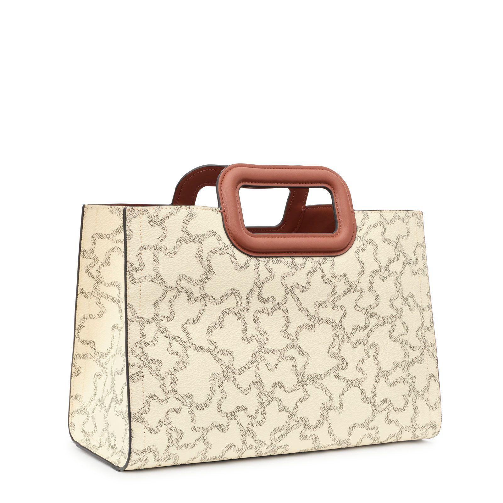 Shopper mediano Amaya beige Kaos Icon-1