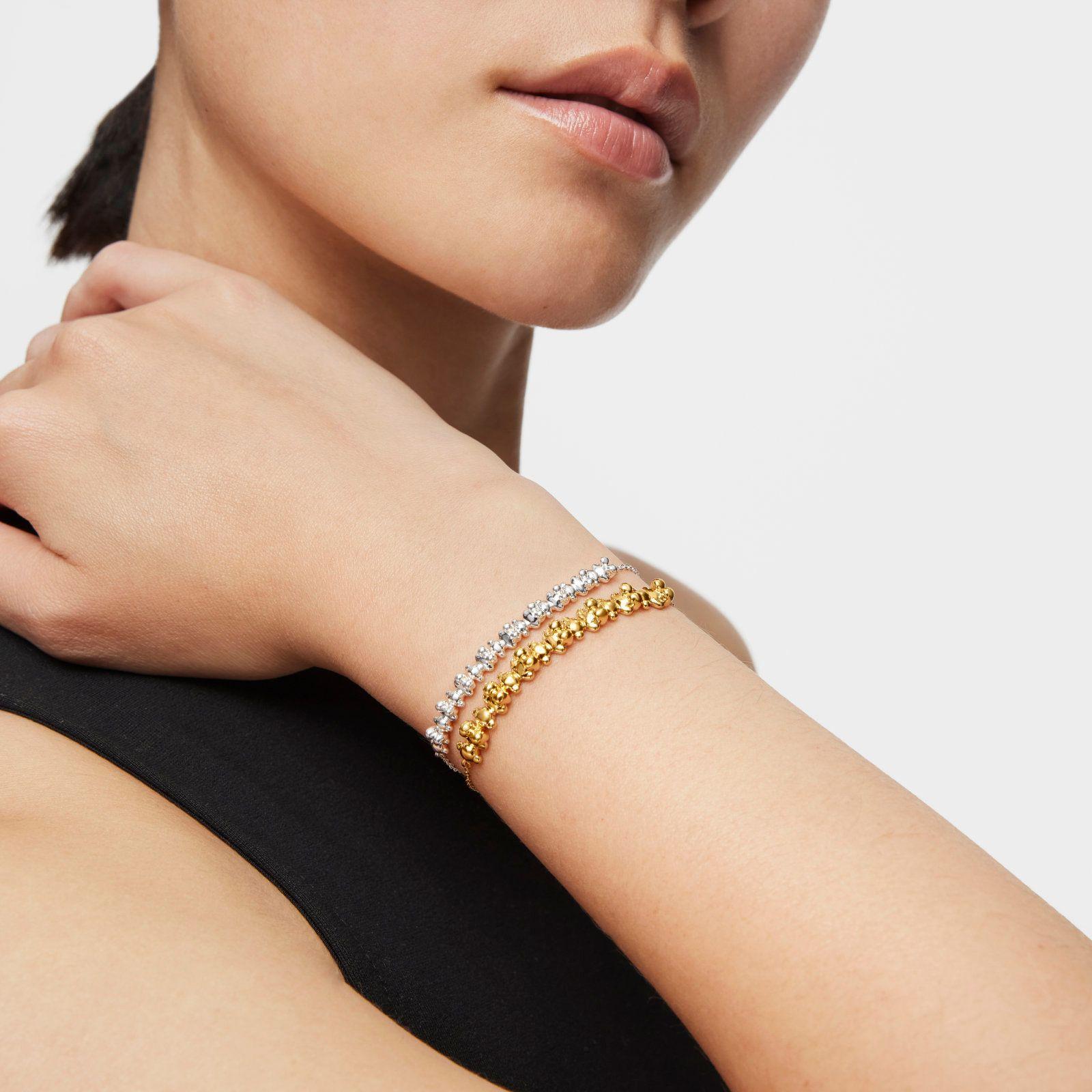 Pulsera cadena de plata y detalle Bold Bear-4