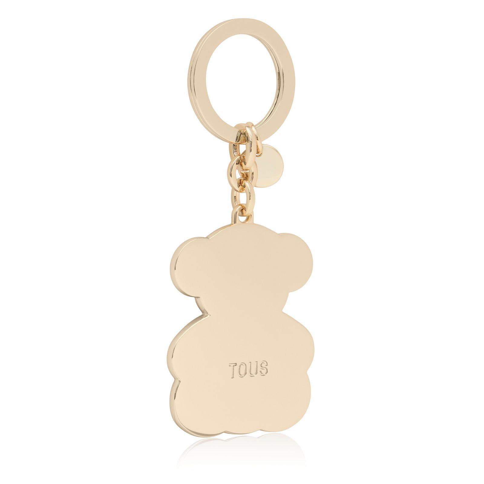 Llavero azul TOUS Bear Faceted-1