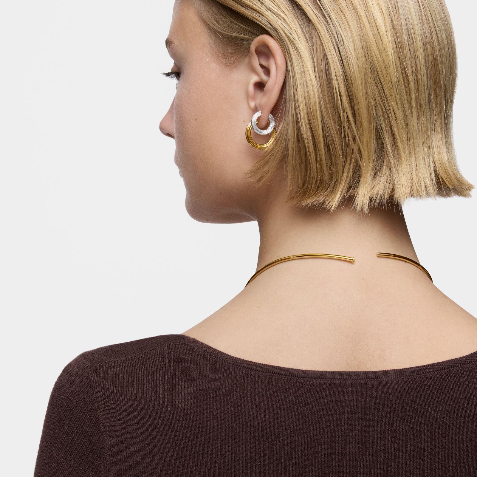 Collar con baño de oro 18 kt sobre plata Basicos-6