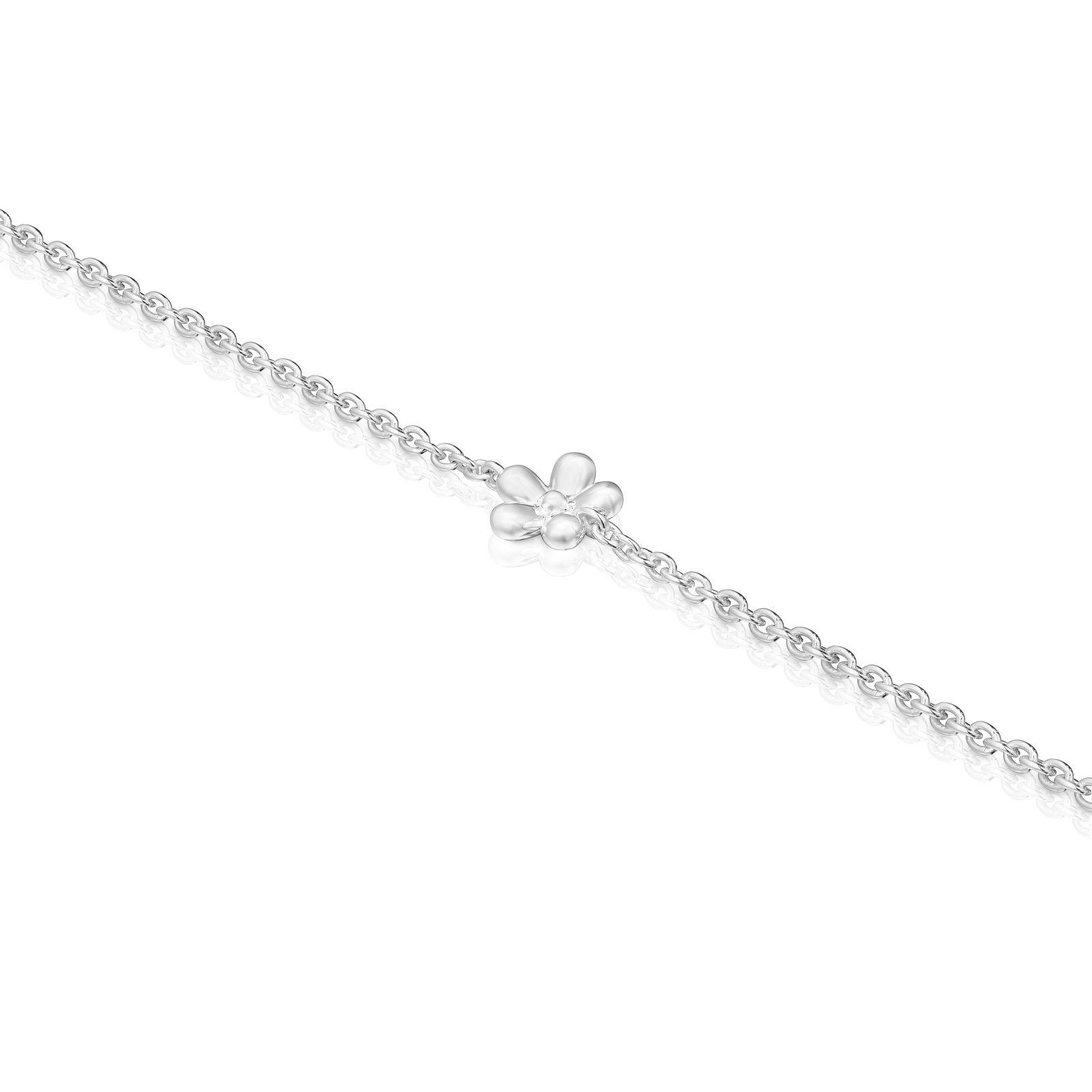 Pulsera cadena de plata Daisy-2