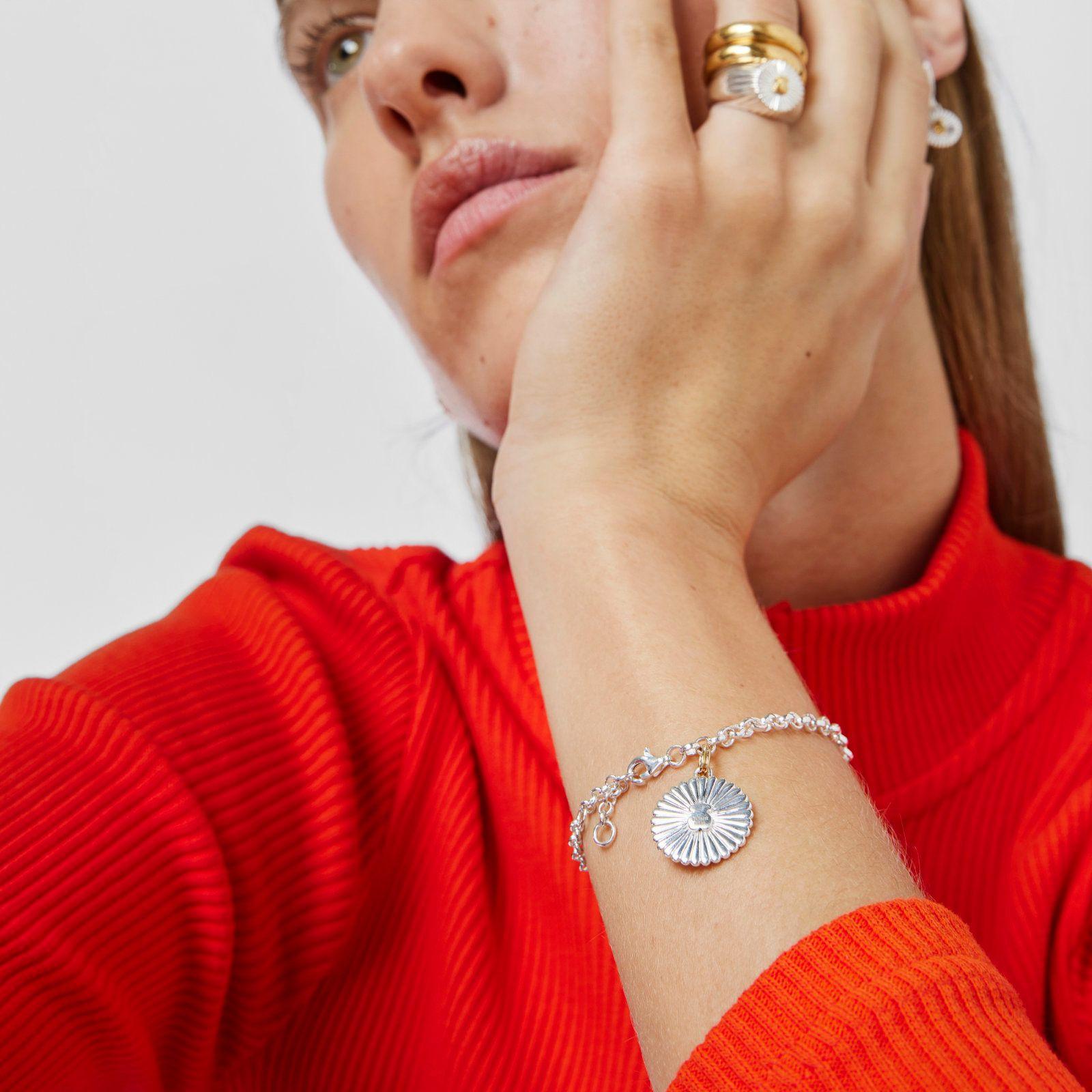 Pulsera de plata y plata vermeil oso Iris Motif Tous-4