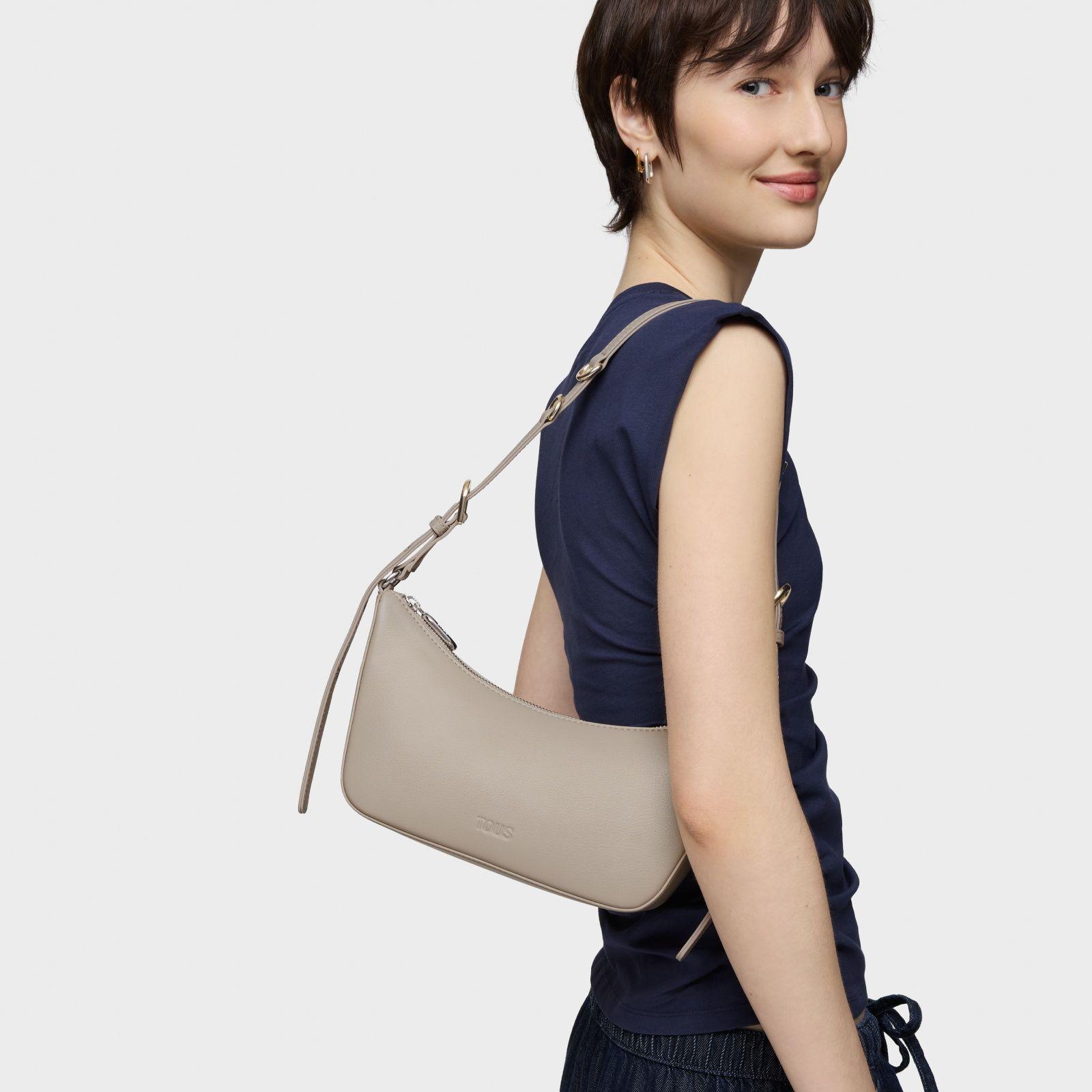 Bolso de hombro topo TOUS City-3