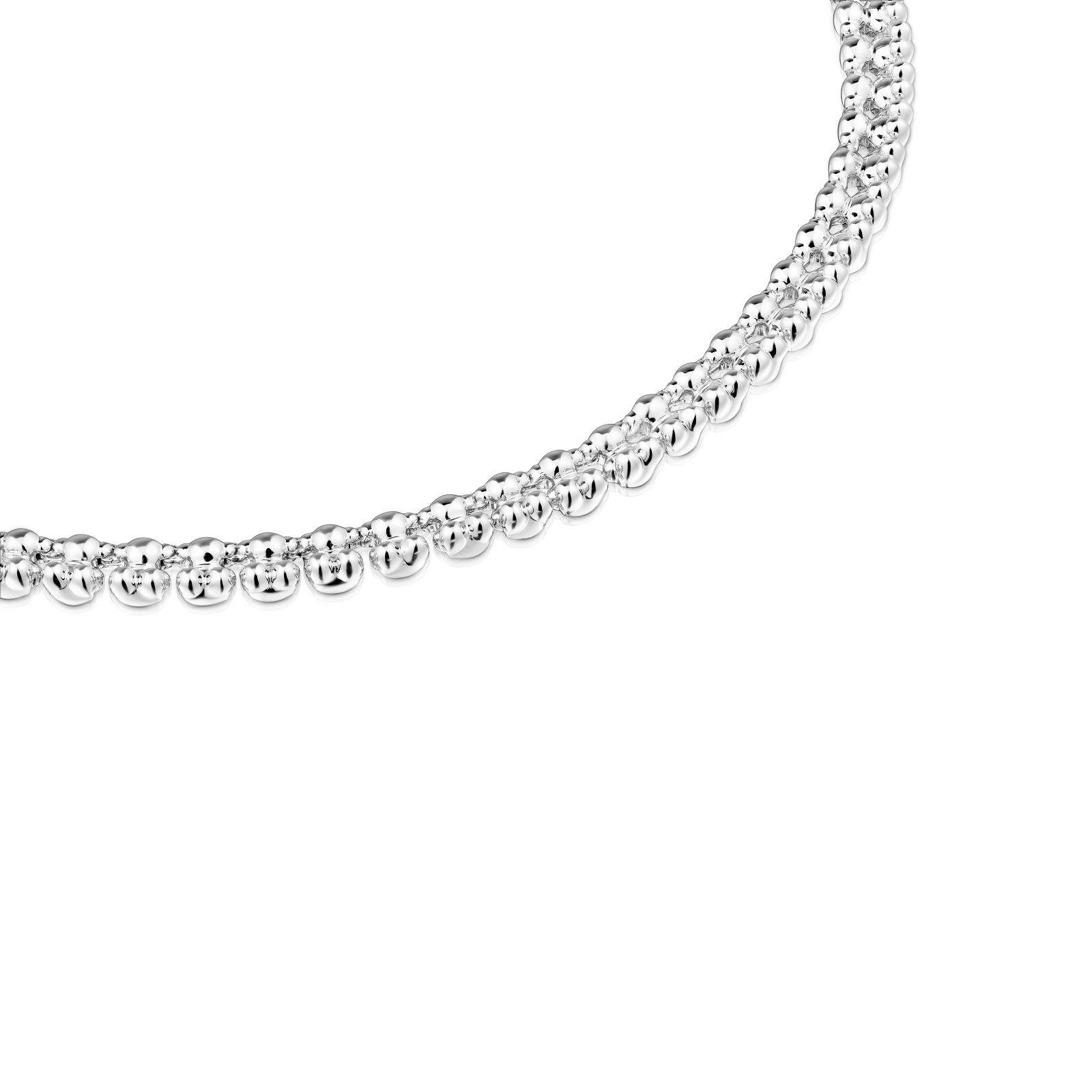 Collar corto de plata motivos oso Bold Bear-1