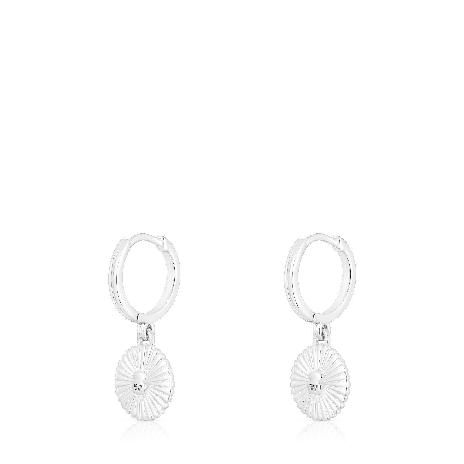 Aros aro de plata y plata vermeil oso Iris Motif Tous-2