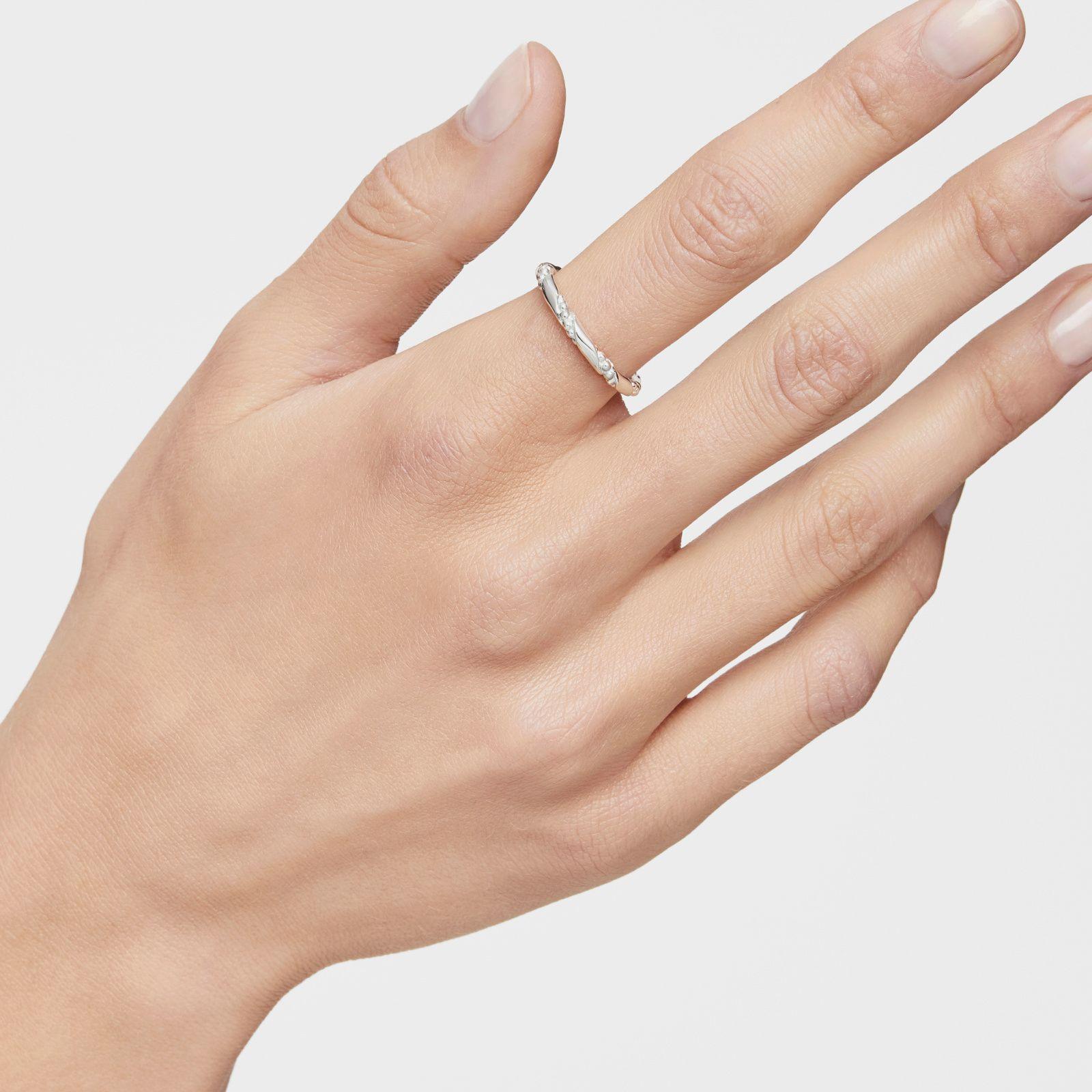 Anillo pqueño de plata Twisted-2