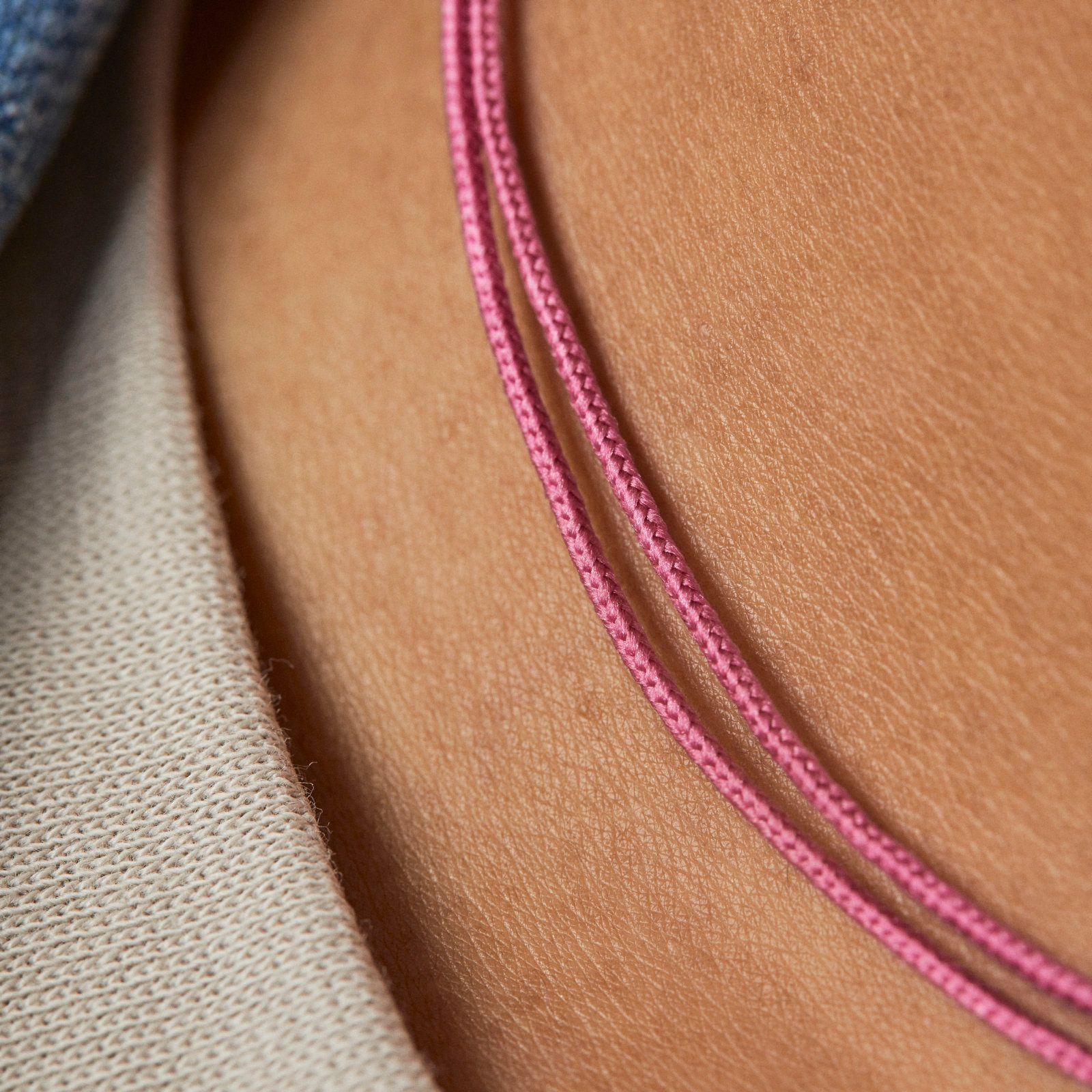 Collar de nylon rosa Nylon Basics Tous-2