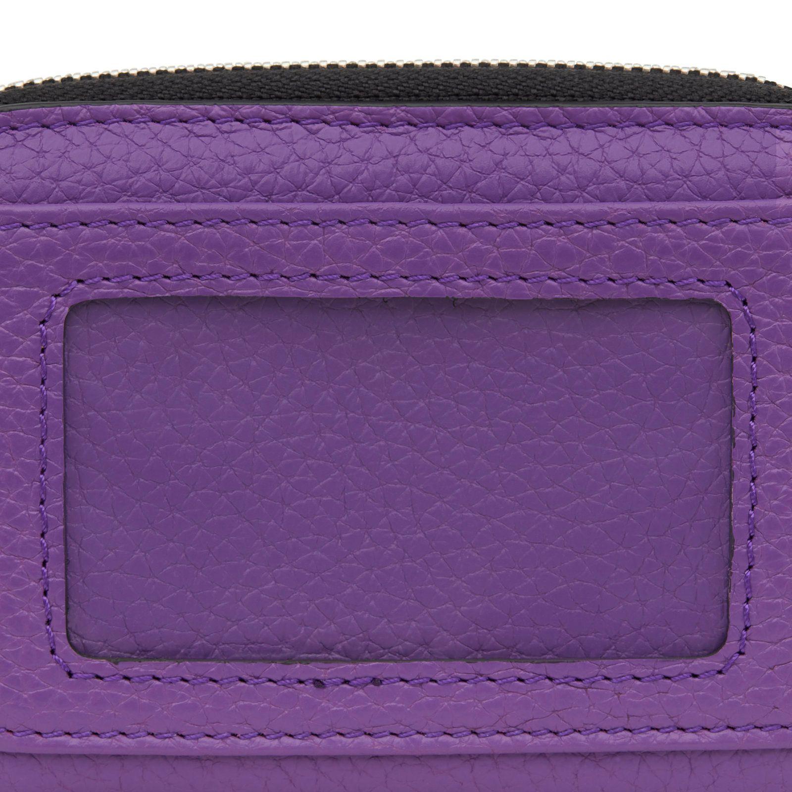 Monedero de piel lila Balloon TOUS-3