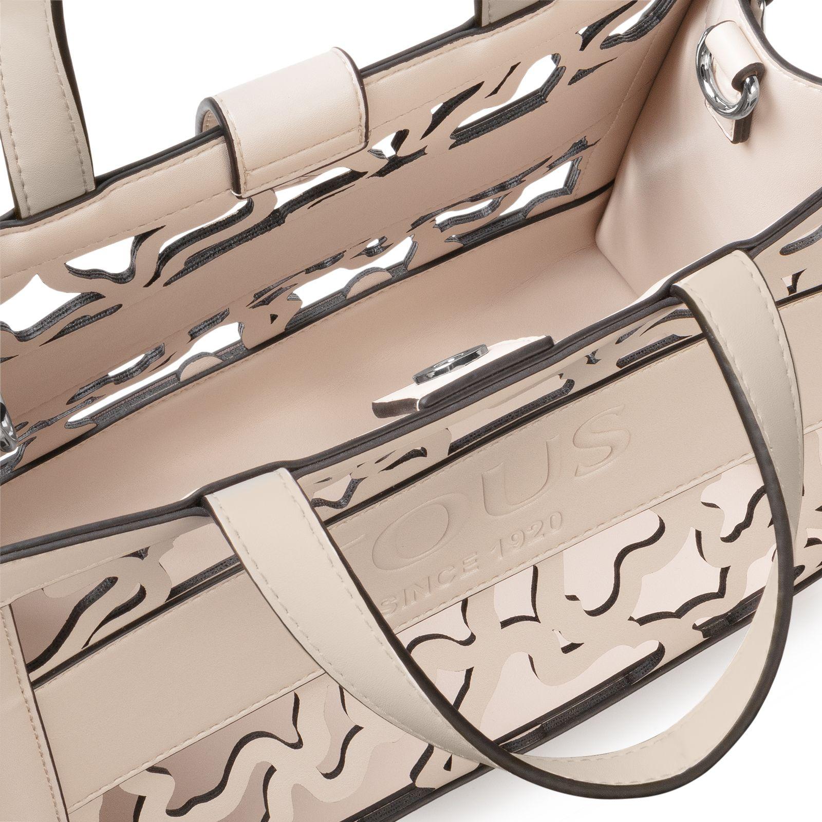 Shopping mediano Amaya Kaos Shock beige-2