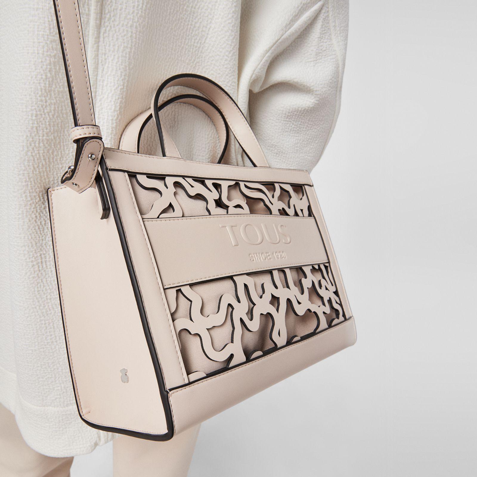 Shopping mediano Amaya Kaos Shock beige-6