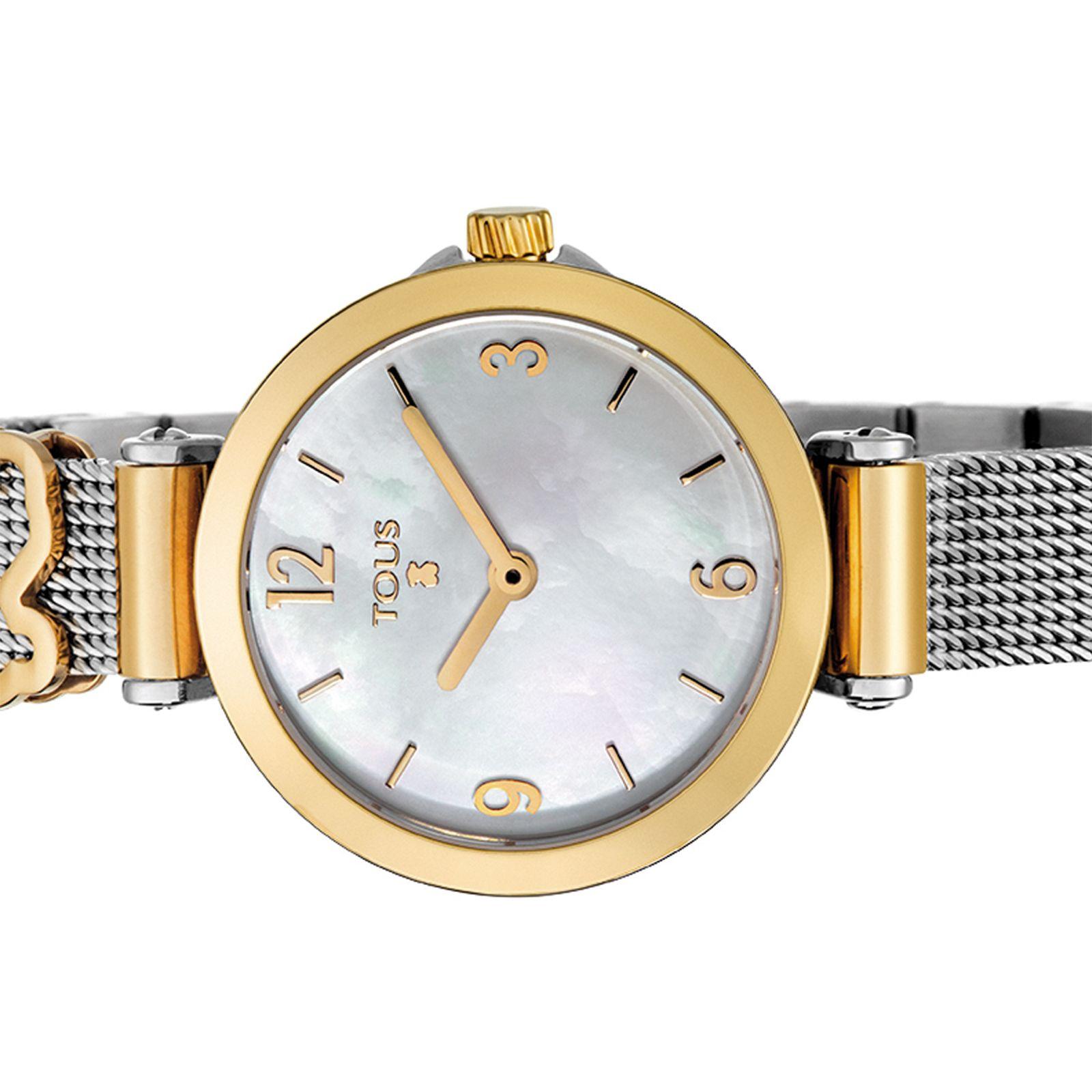 Reloj Tous Icon Charms de acero IP dorado con nácar Tous-2