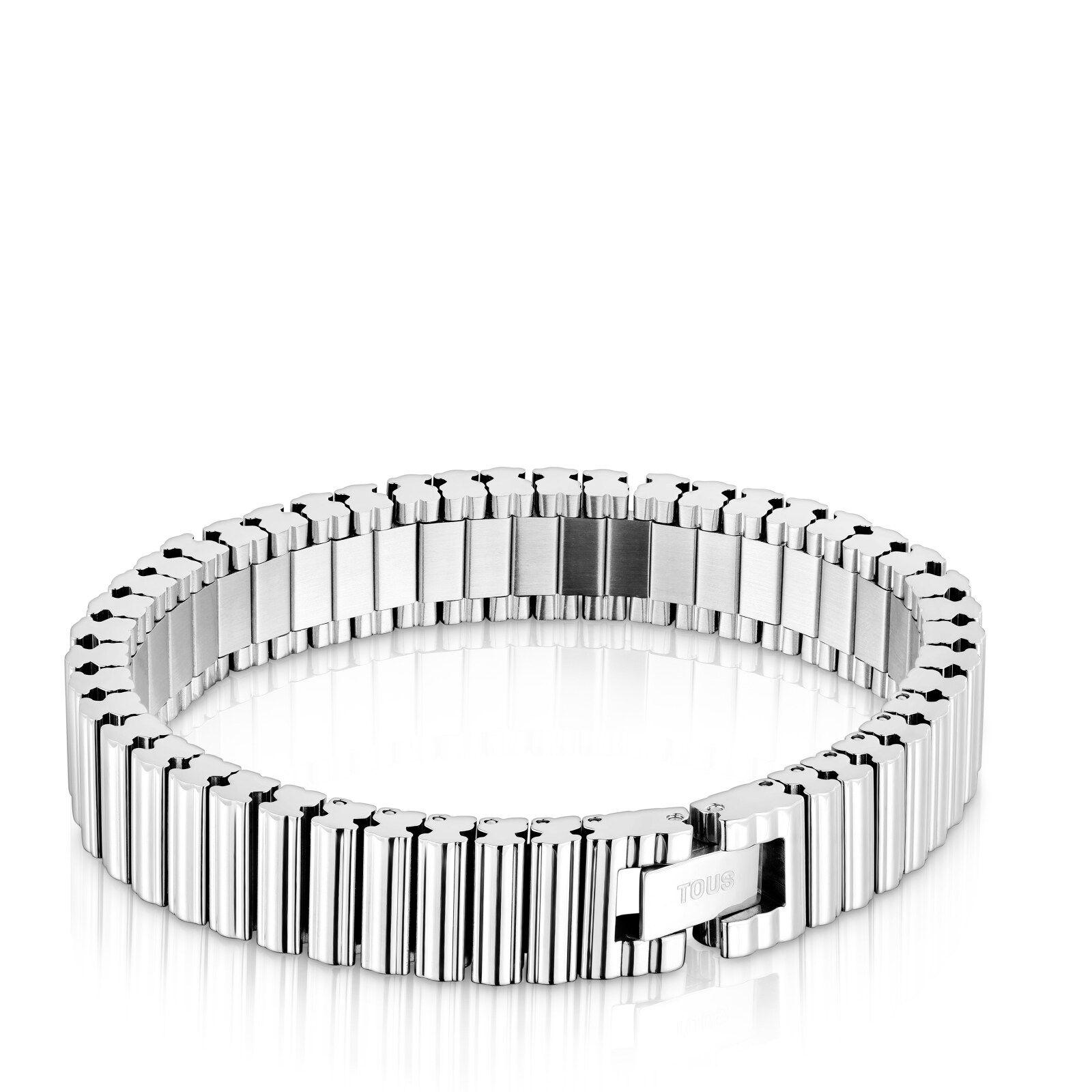 Pulsera de eslabones en acero 12 mm TOUS 1950-2