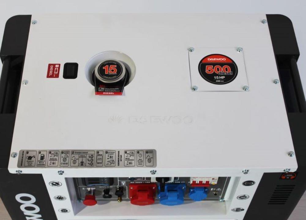 Generador Diesel Trifasico  y Monofasico Silencioso Daewoo 7 8kVA-3