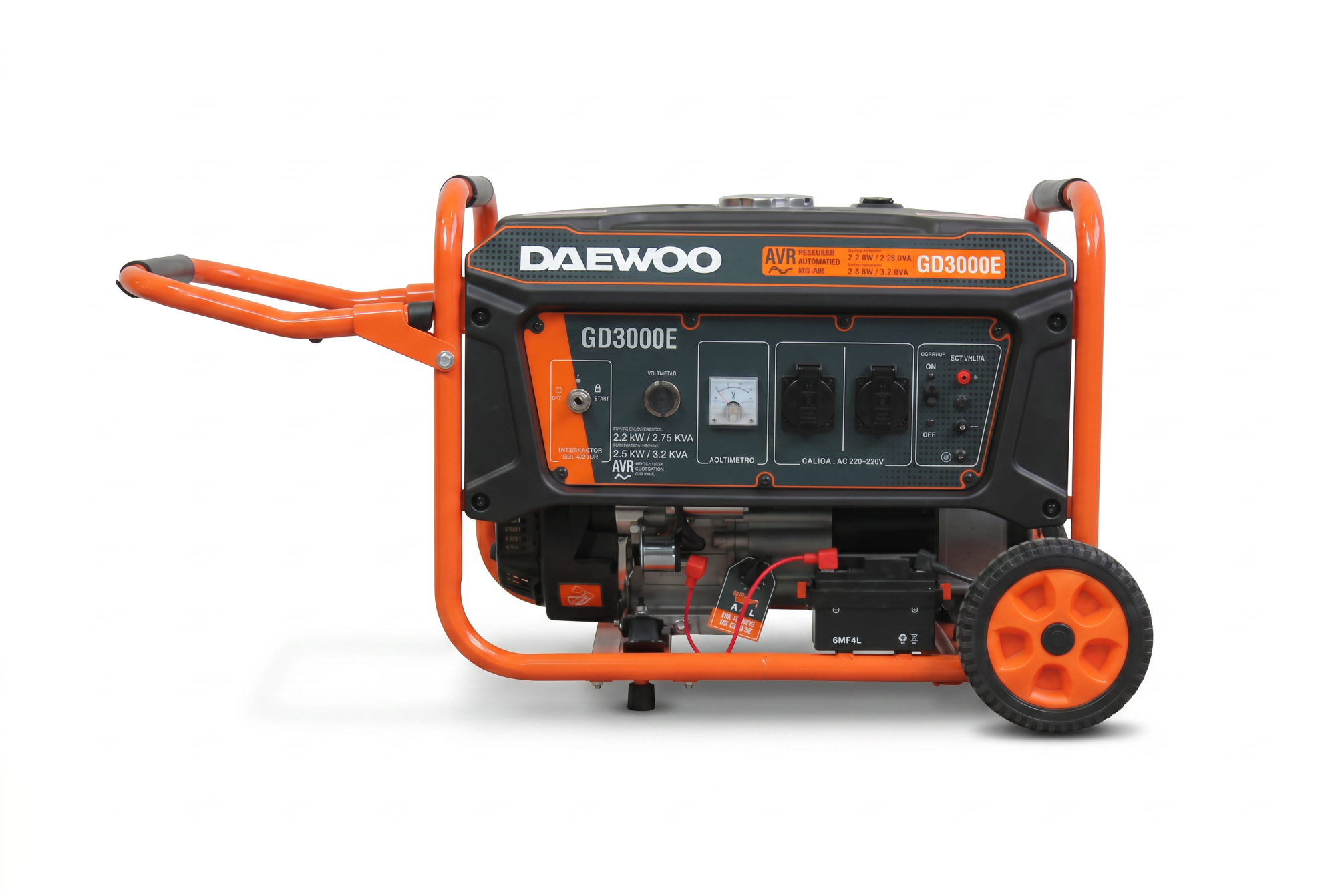 Generador Bencinero Daewoo 2500w GDA3000E Partida Electrica-0