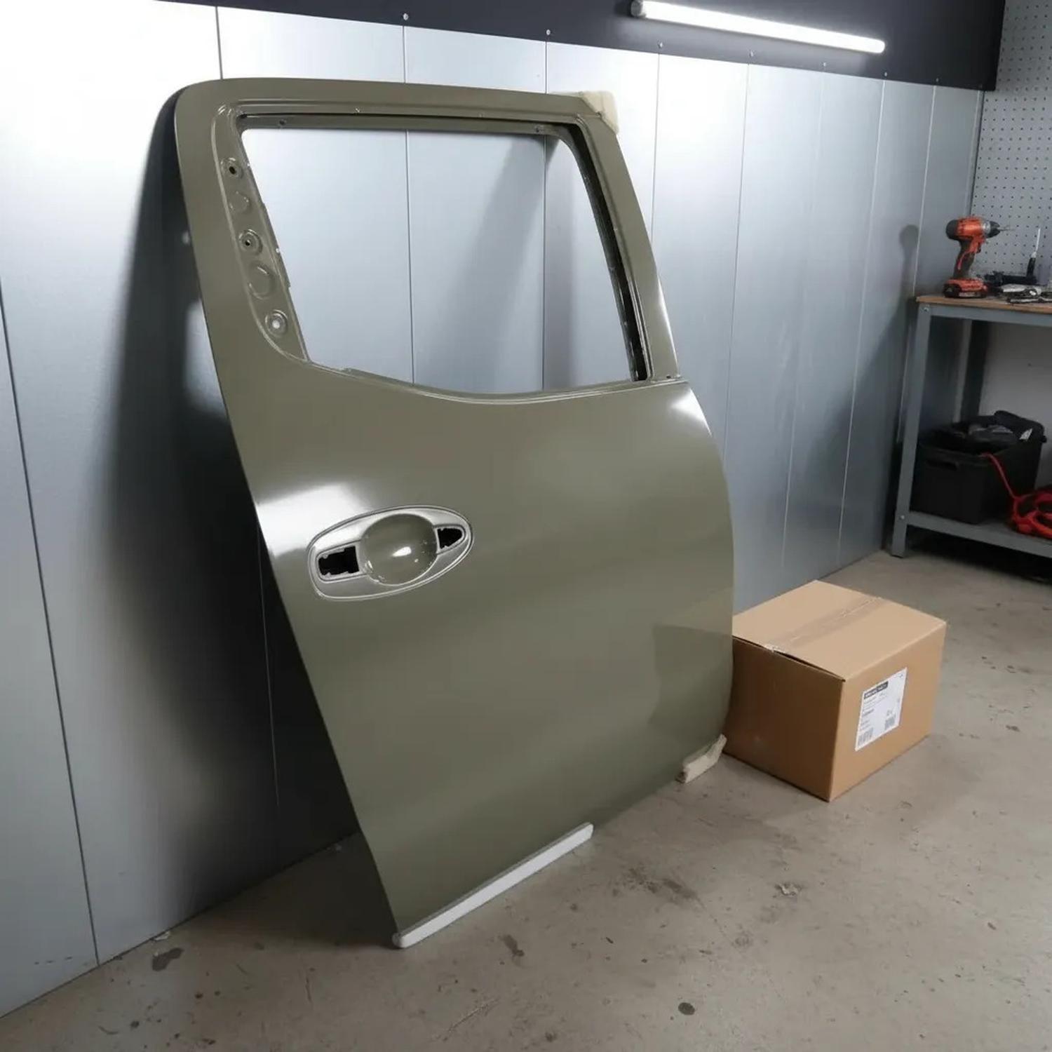 Puerta Trasera Derecha Nissan Np300 Navara 2016/2025 Trasera Gris-0