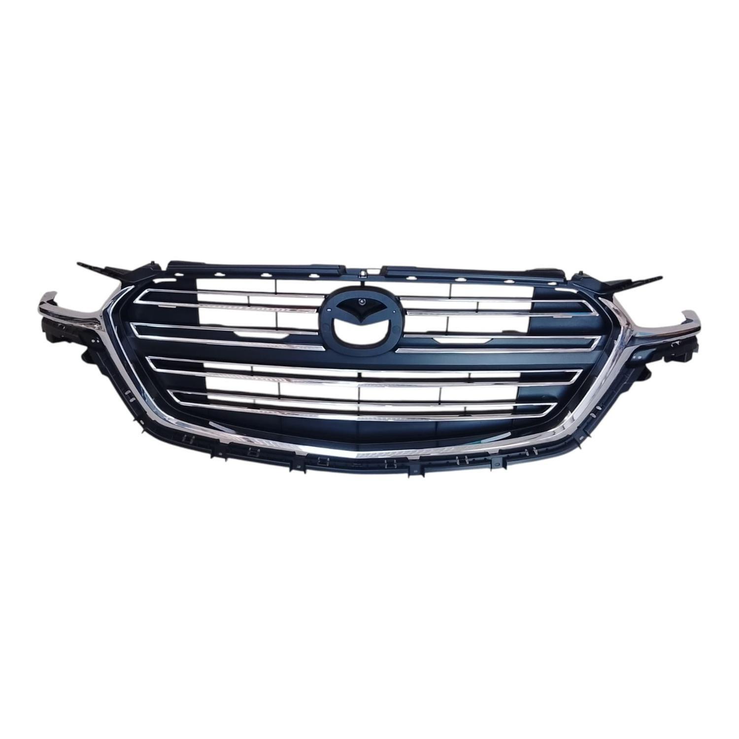 Mascara Completa Moldura Cromada Mazda Bt50 22/23 Negro-0