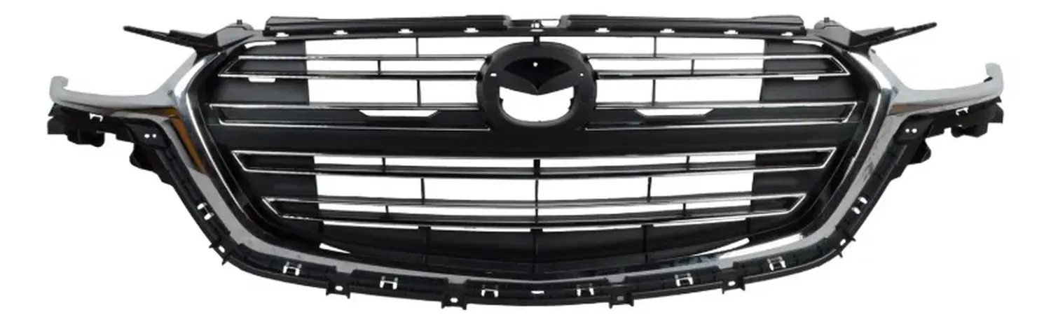 Mascara Completa Moldura Cromada Mazda Bt50 22/23 Negro-1