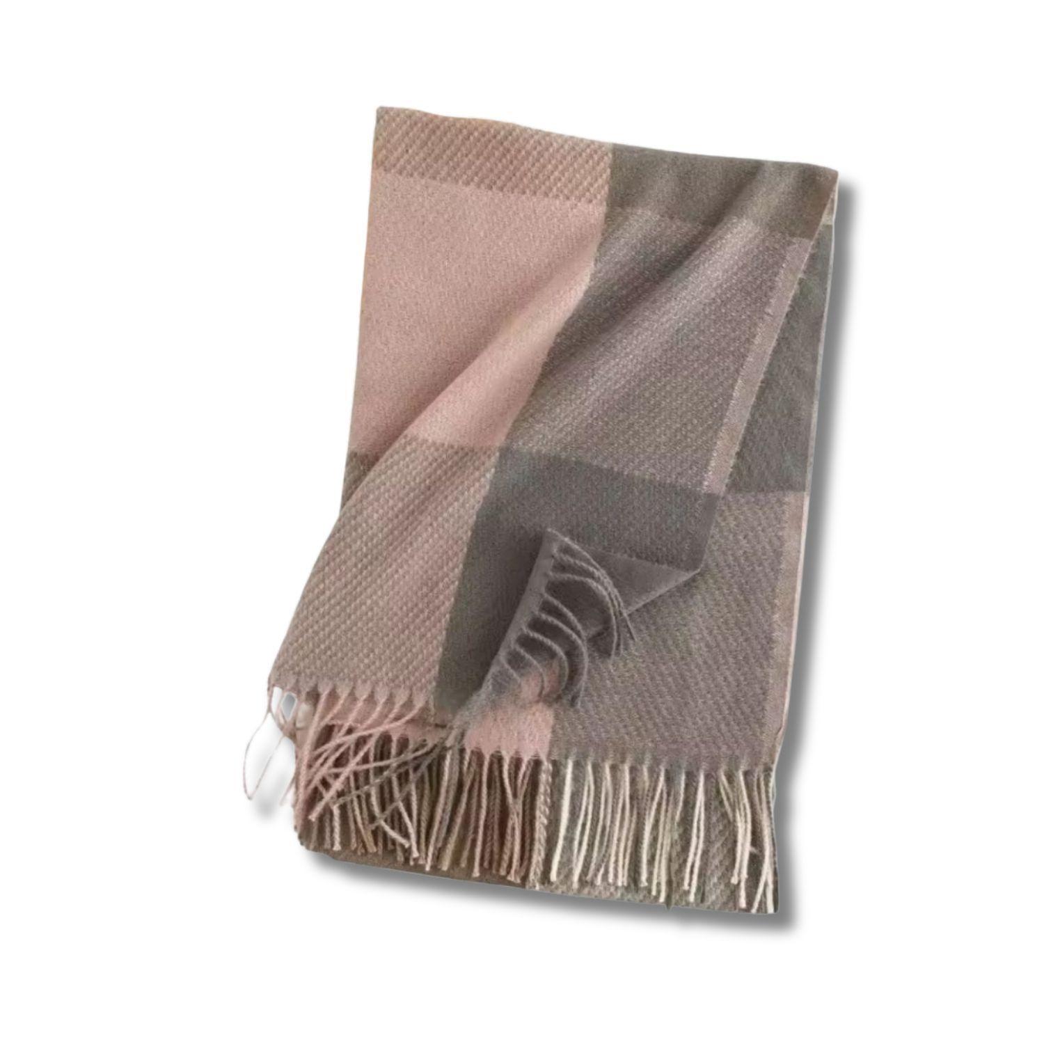 Bufanda Cashmere Geo Elegantes Colores Varios-0