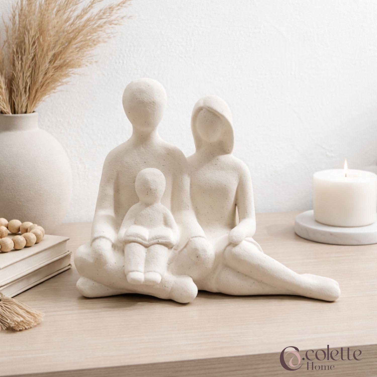 Figura Decorativa Adorno Tipo Escultura Maison Calme-2