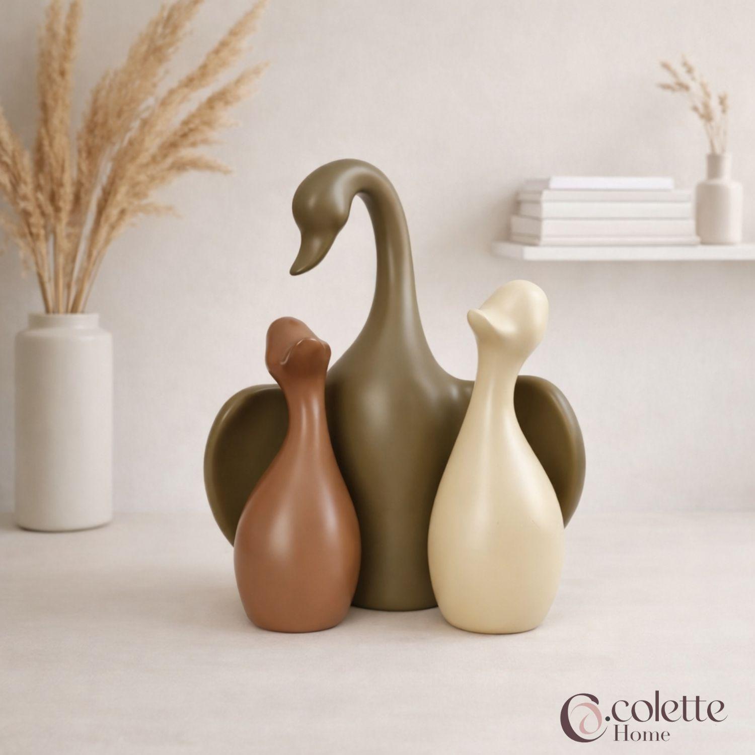 Figura Decorativa Adorno Tipo Escultura Vinculo Eterno-3