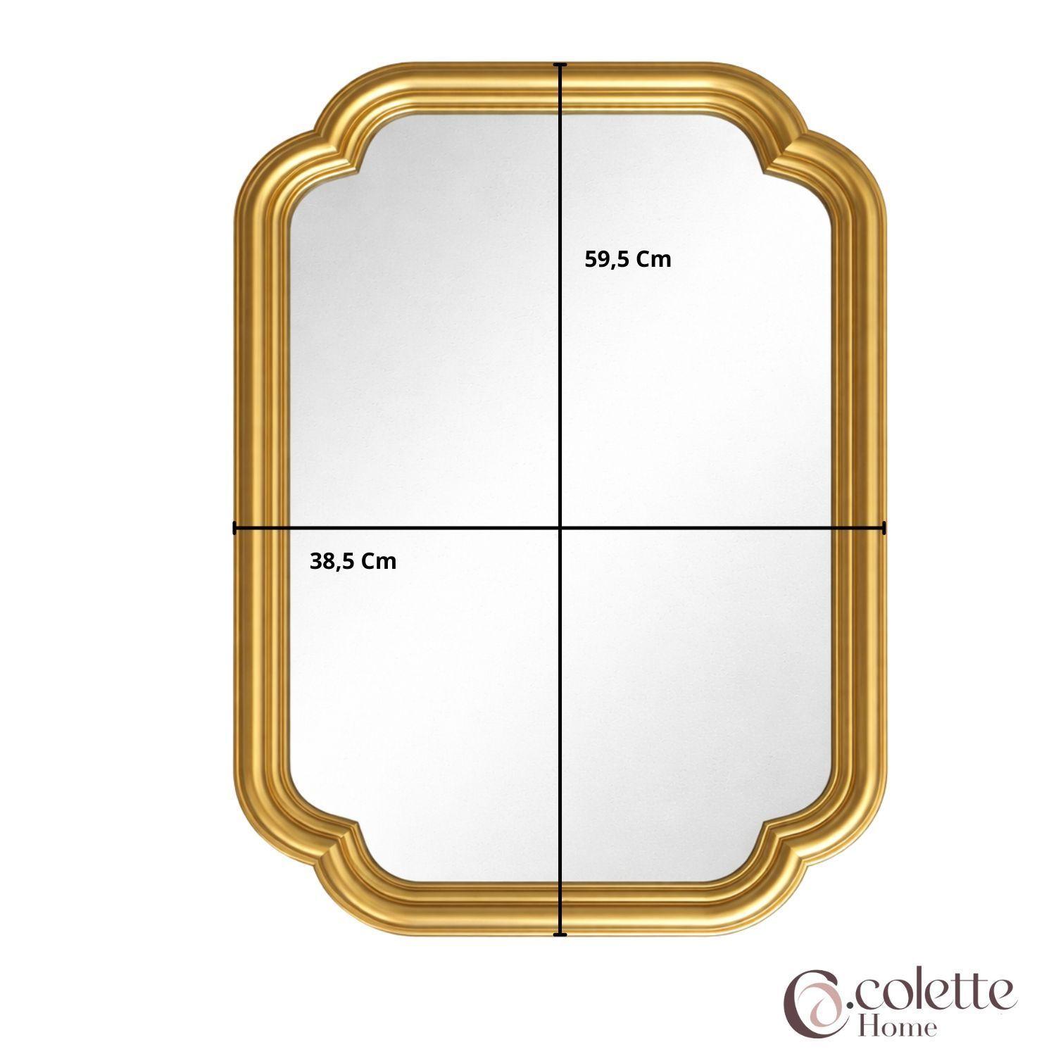 Espejo Decorativo y Funcional Neoclásico Dorado-4