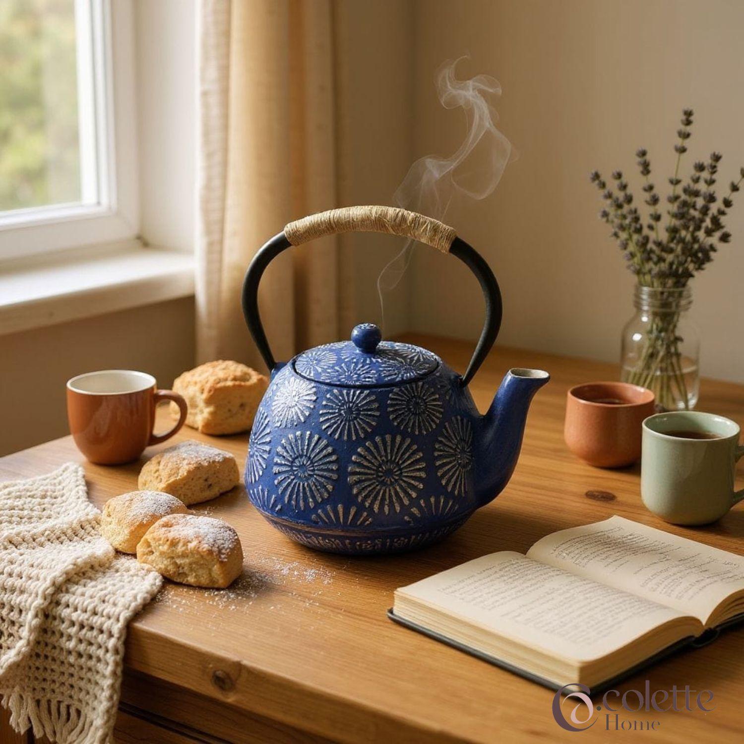 Tetera De Hierro Fundido Japonesa 1 2 L Aimi-4