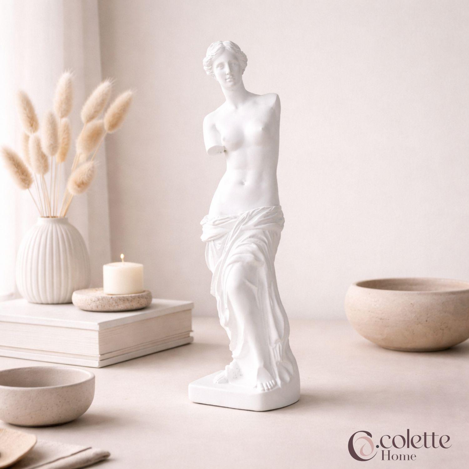 Figura Decorativa Adorno Tipo Escultura Venus-5