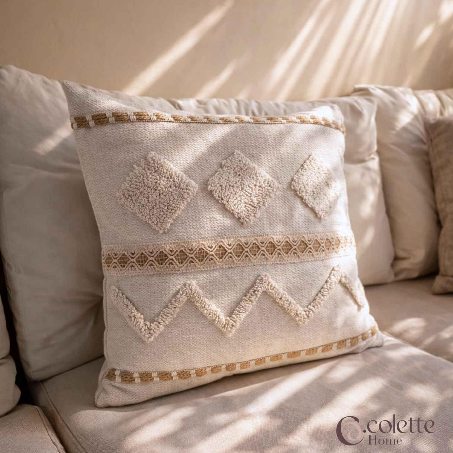 Funda De Cojín Boho Geométrica 45 x 45-2