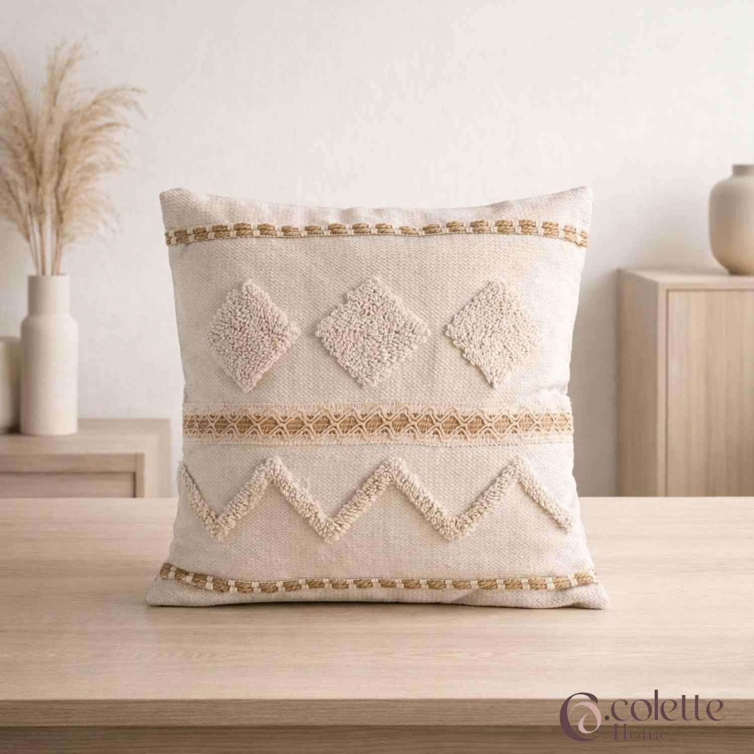 Funda De Cojín Boho Geométrica 45 x 45-3