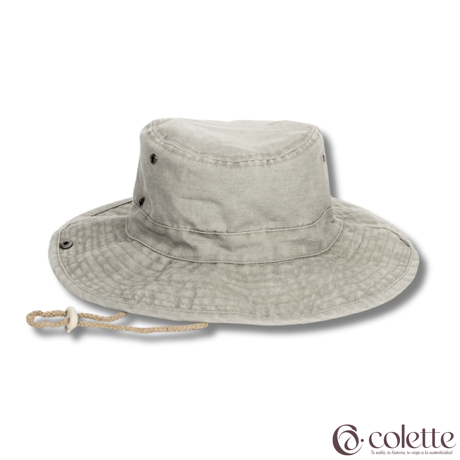 Gorro Safari Pescador Ala Ancha Algodon Colores Varios -1