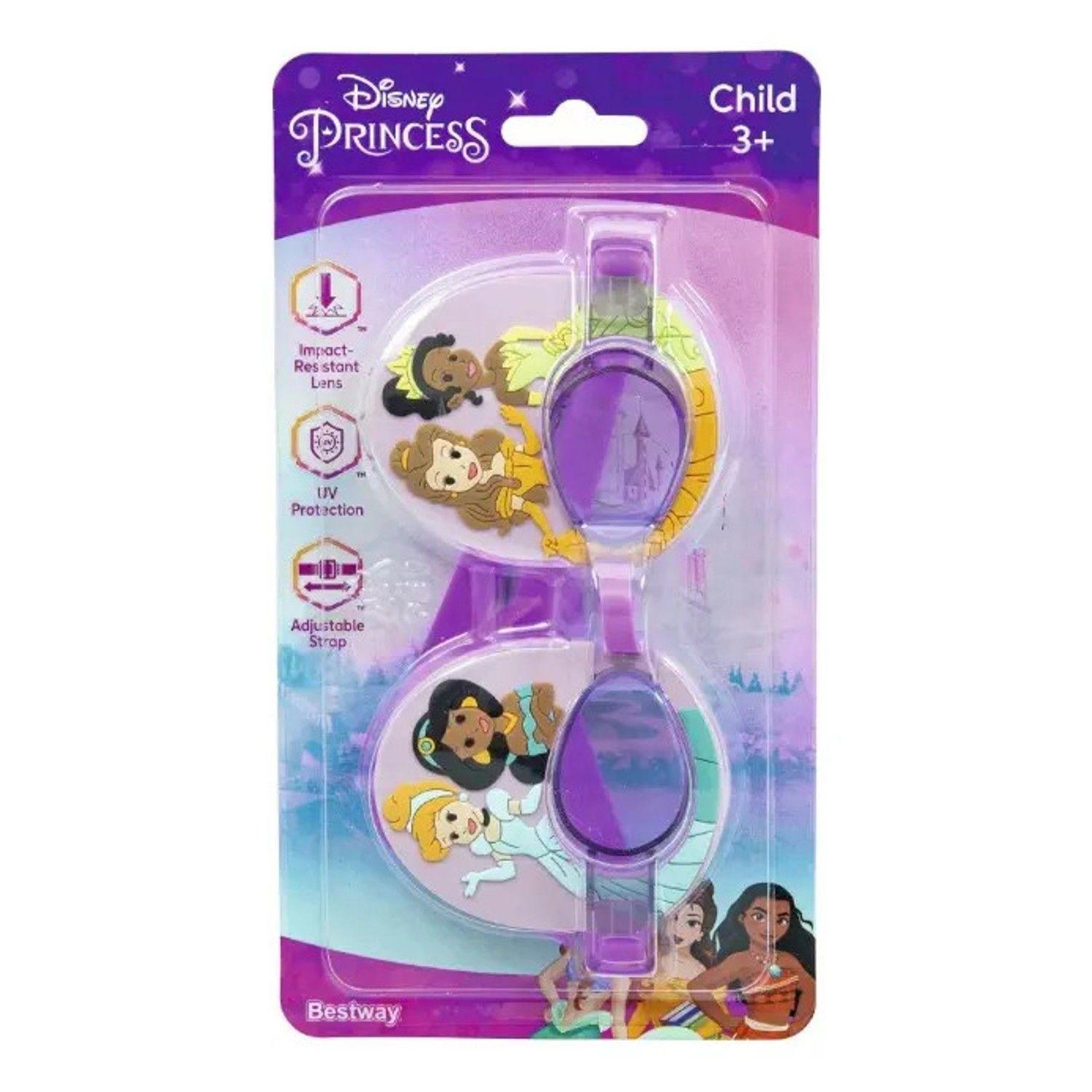 Lentes De Natación Princesas Disney 3+ Niñas Bestway 9102u-1