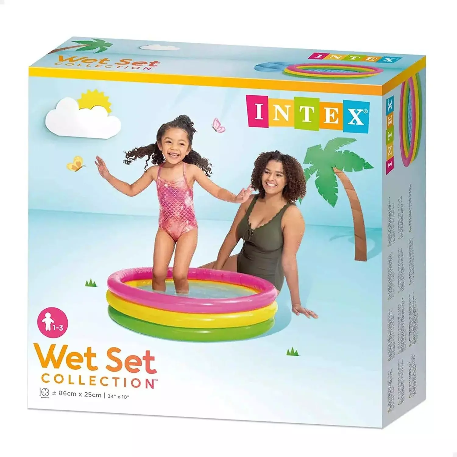 Piscina Inflable Multicolor Redonda Infantil Intex 58924-3