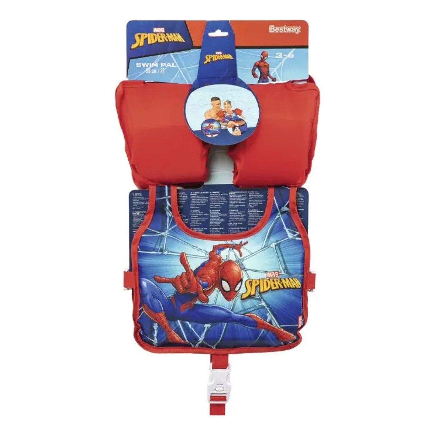 Chaleco Flotador Spiderman Marvel 3-6 Años Bestway 98795-5