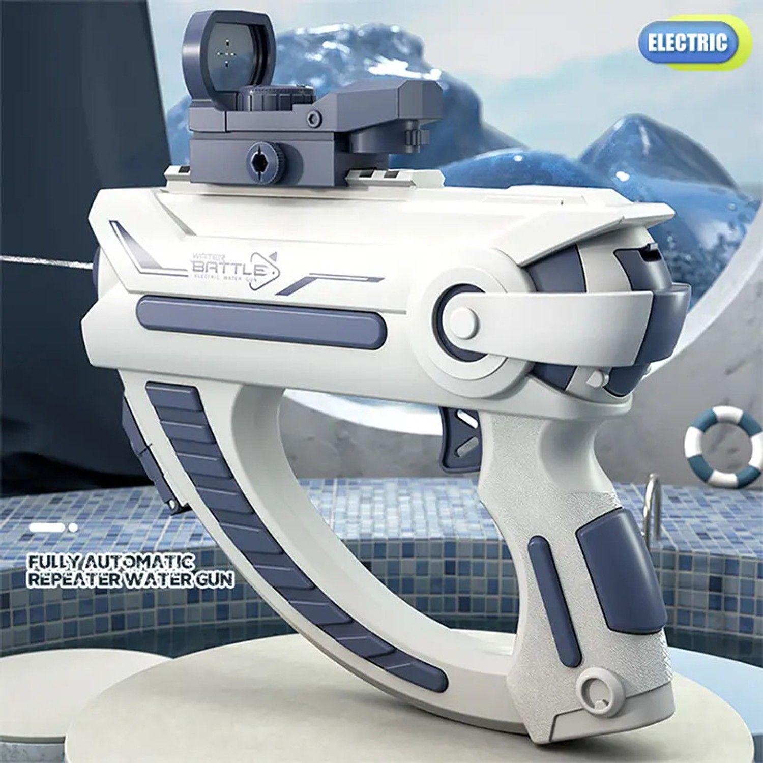 Pistola De Agua Eléctrica Recargable Niños Juguete Verano-1