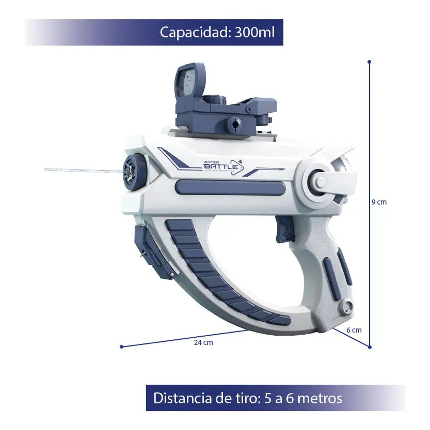 Pistola De Agua Eléctrica Recargable Niños Juguete Verano-2