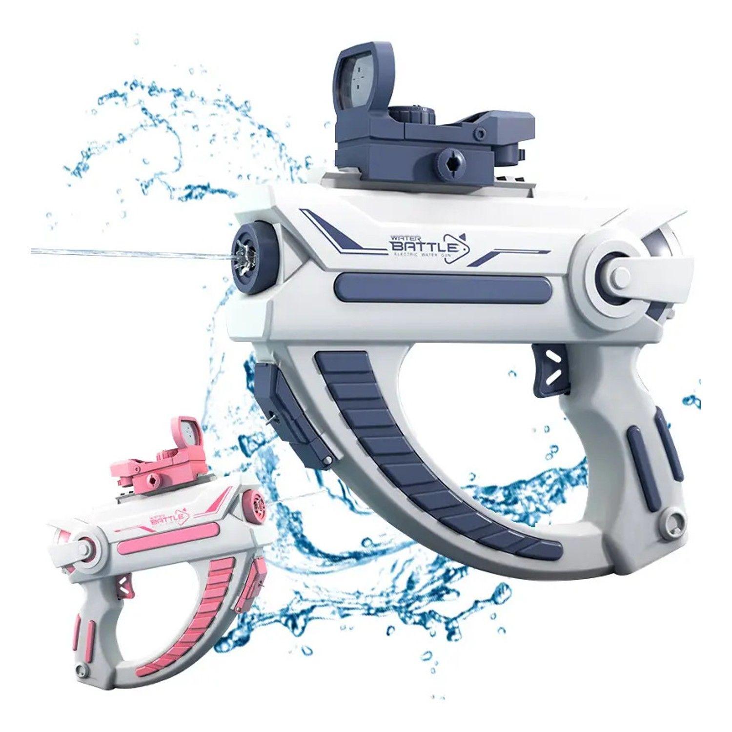 Pistola De Agua Eléctrica Recargable Niños Juguete Verano-4