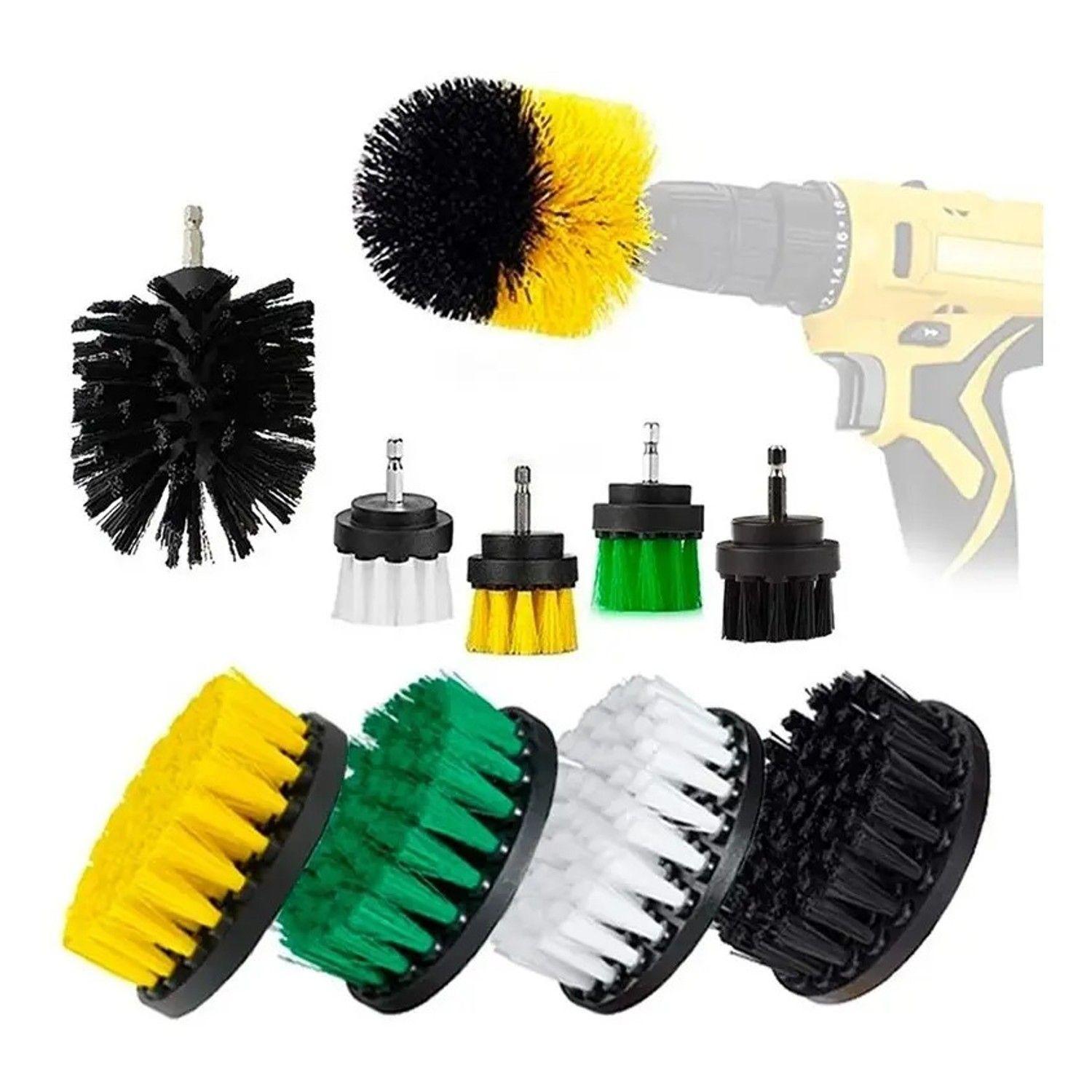 Set 10 Cepillos De Limpieza Para Taladro Auto Hogar Tapiz-0