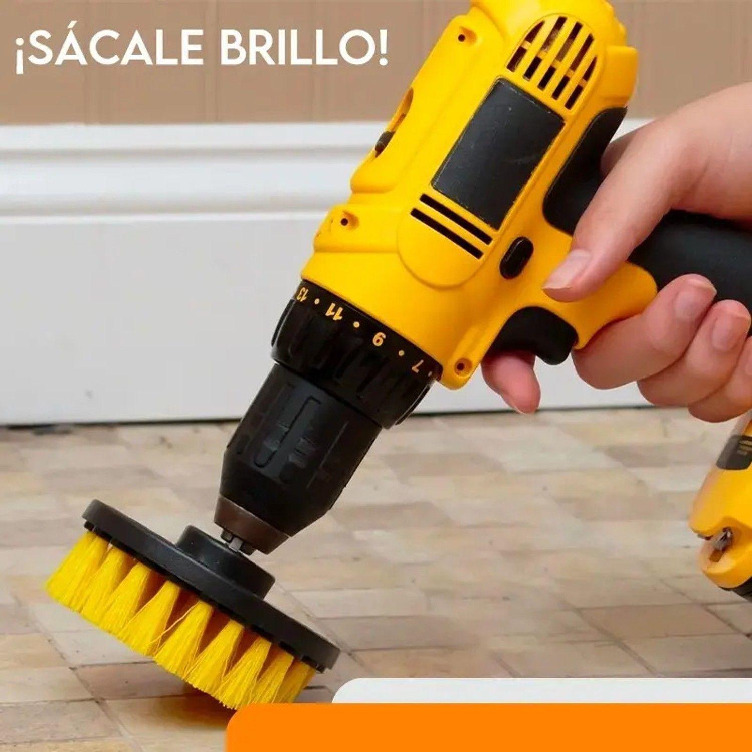 Set 10 Cepillos De Limpieza Para Taladro Auto Hogar Tapiz-1