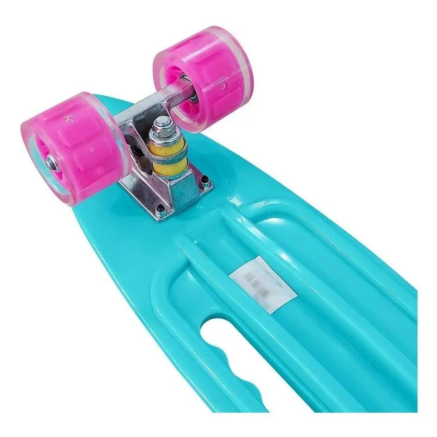 Skate Penny Cruiser Patineta Unicornio Green Ruedas Led -4