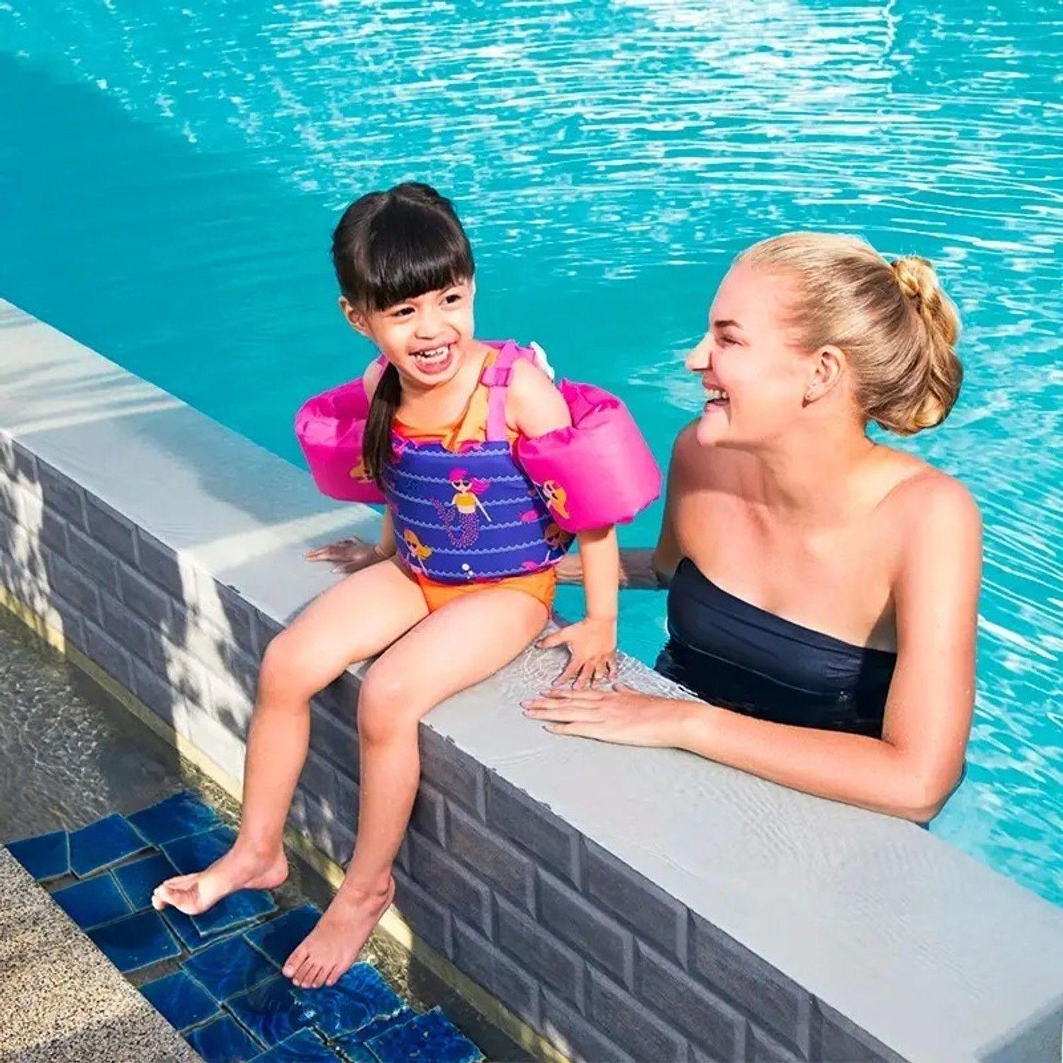 Chaleco Flotador Con Alitas 3-6 Años Y Lentes Bestway 32222-2